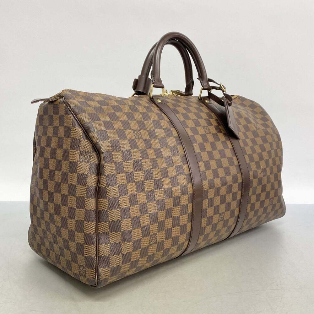 LOUIS VUITTON Brown Damier Keepall 50 Boston Bag - Picture 2 of 11
